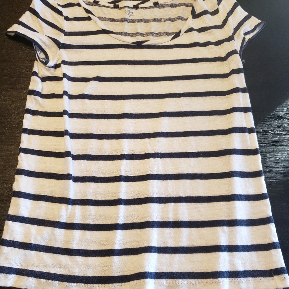 Ann Taylor Loft striped shirt
